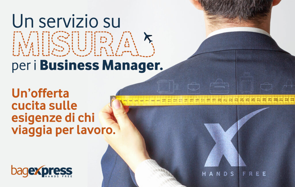 Come un businessman può viaggiare senza bagagli? BagExpress